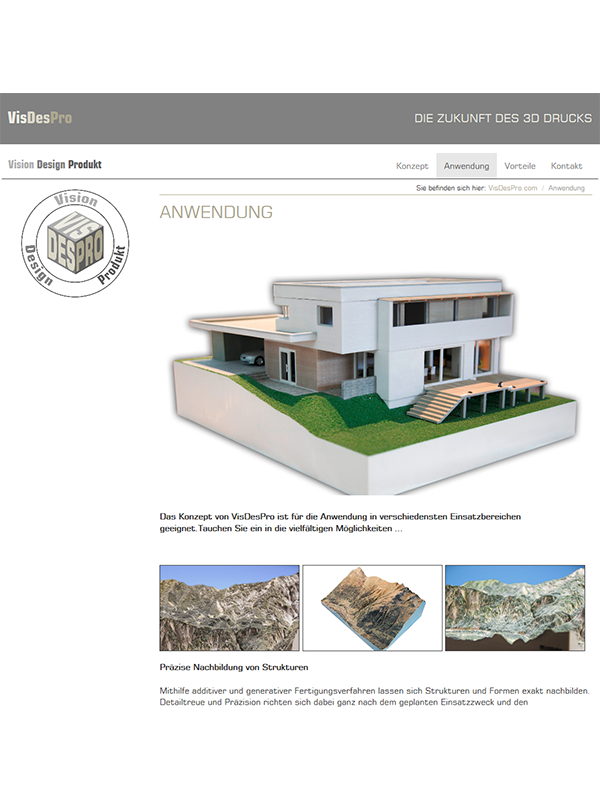 Webdesign Beispiel 1